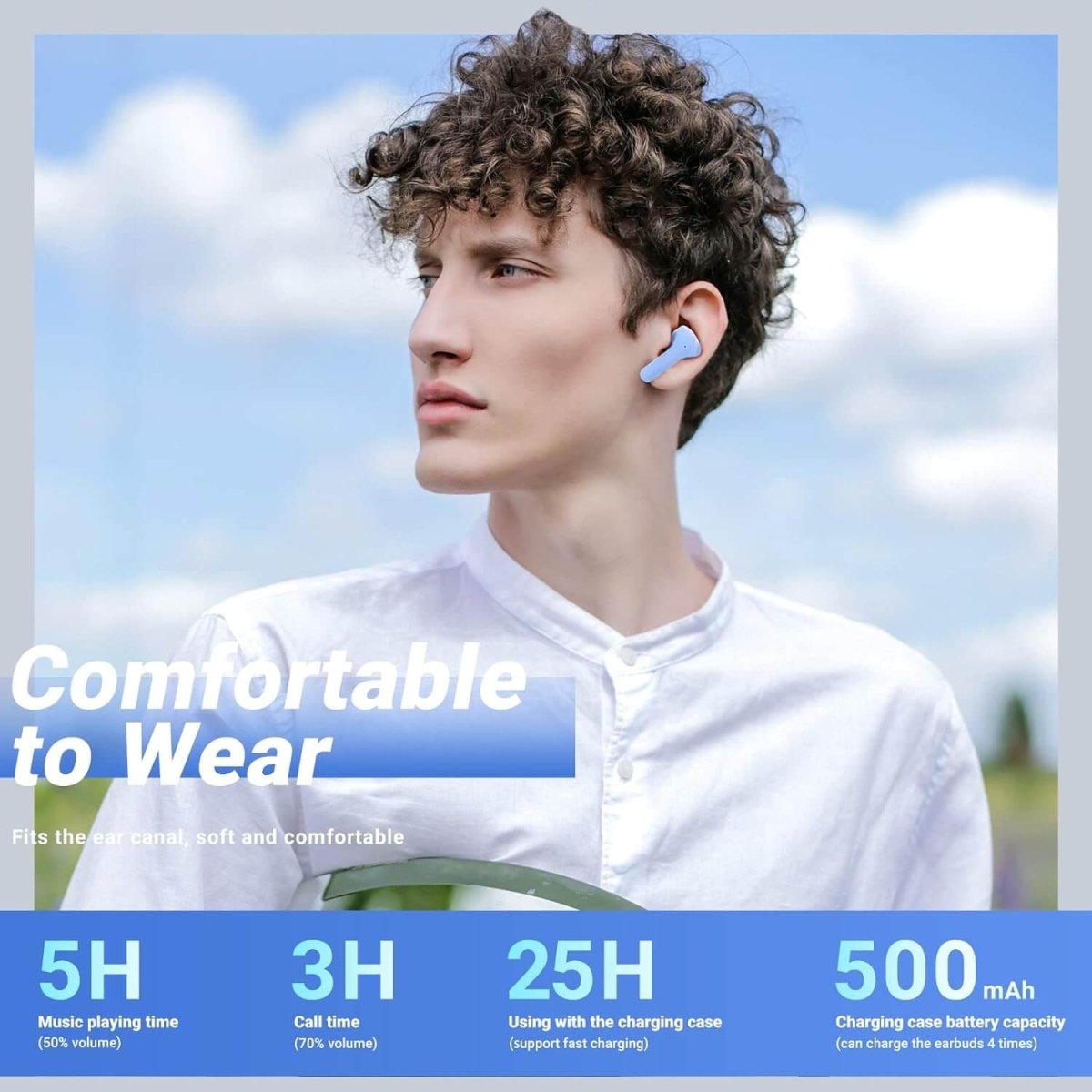 PulseTone™ Noise-Cancelling Earbuds — Dive Deep into Every Beat with Crystal-Clear, Distraction-Free Sound