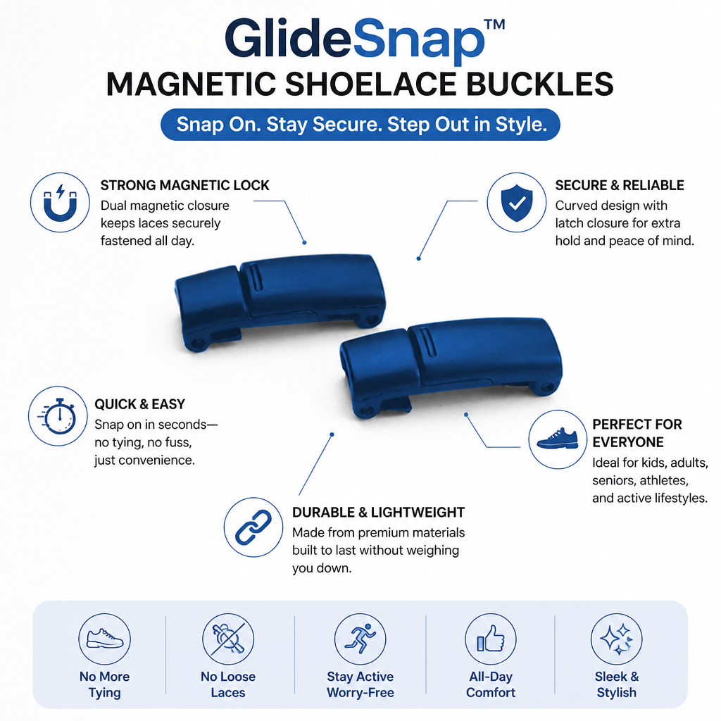 GlideSnap™ — Snap On Instant Comfort and Lock in Freedom All Day