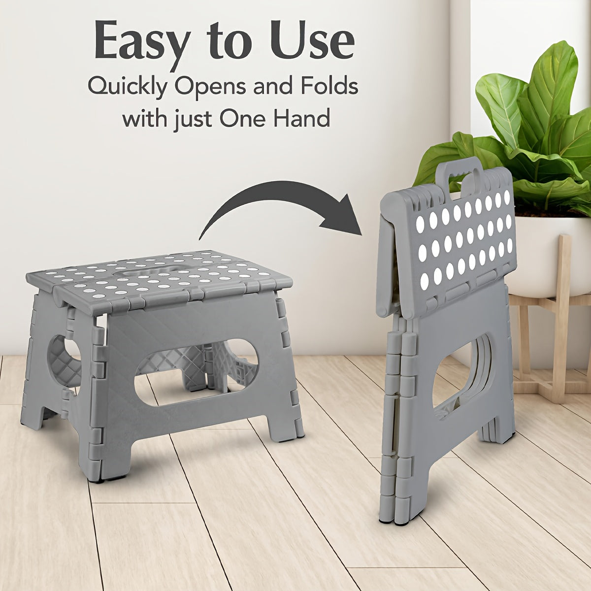 Folding Step Stool with a Weight Capacity of 180 kg