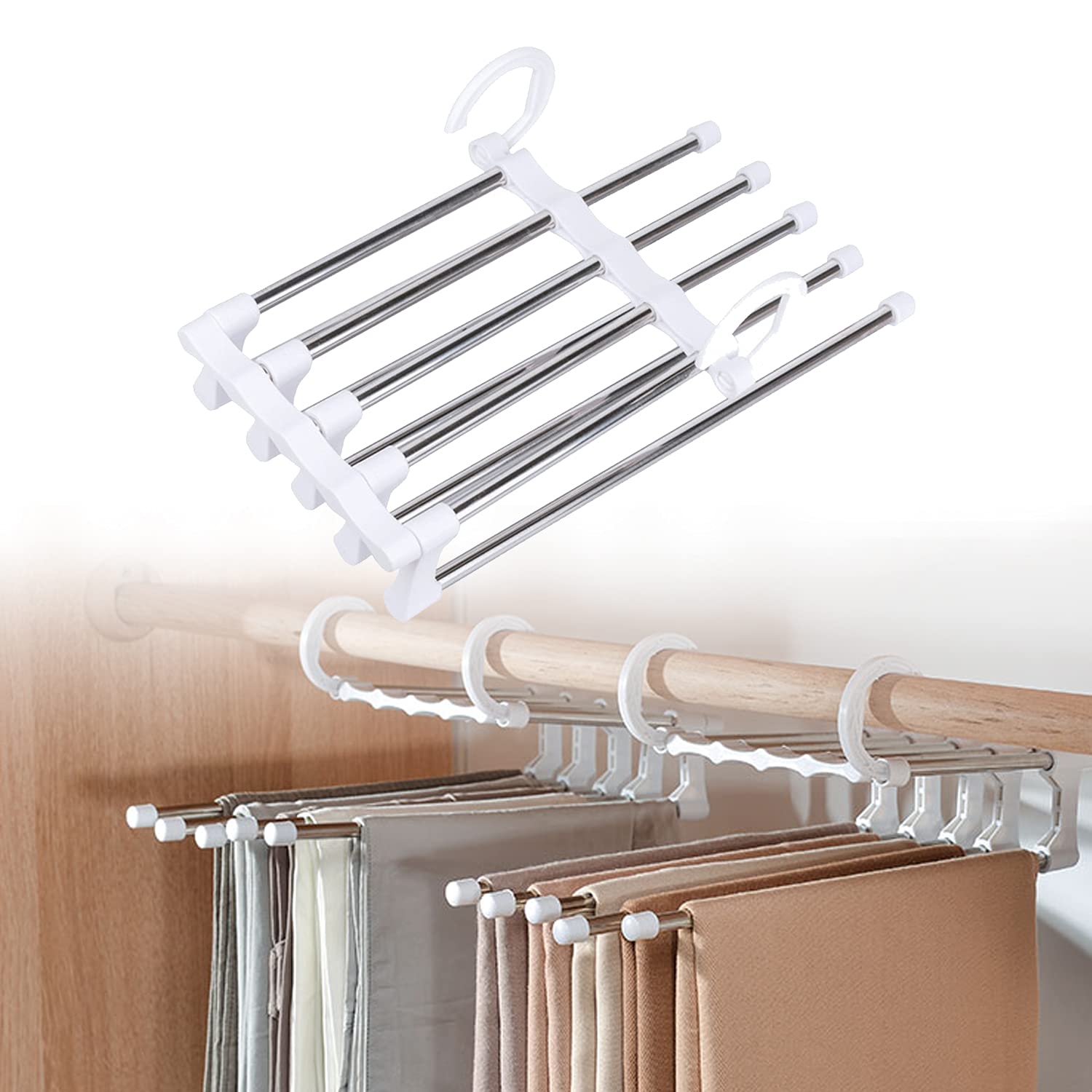 VersaRack™ - 5-in-1 Multifunctional Clothes Rack (Buy 1, Get 1 FREE)