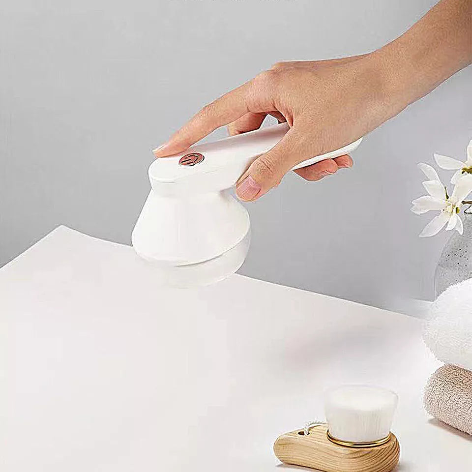 Portable Lint Remover for Clothes – Cordless Fabric Shaver for Sweaters and Upholstery