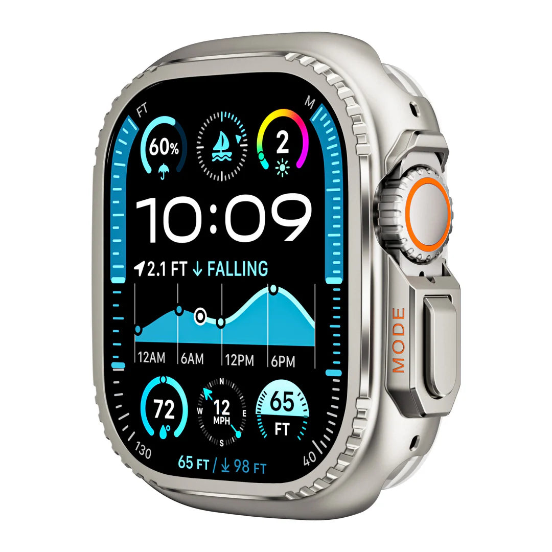 Durable Metal Cover for Titan Watch - Ultra Protection Shield