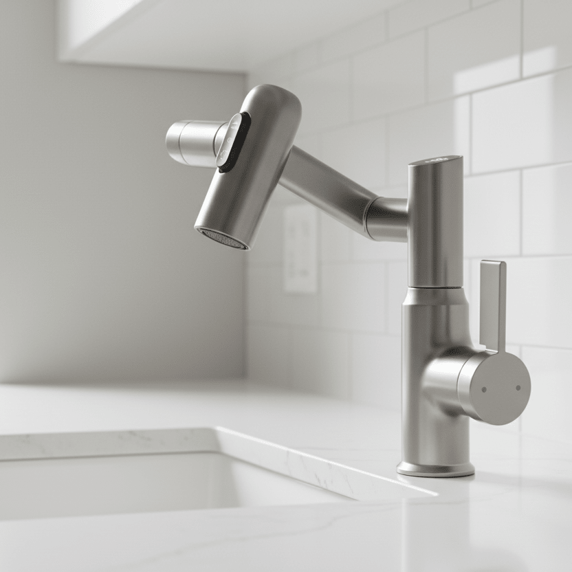 360° Faucet with LED Temperature Display