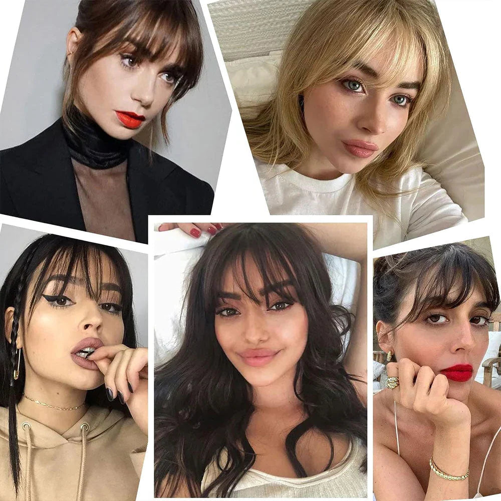 Arvilaro Clip-On Bangs (100% Real Hair)