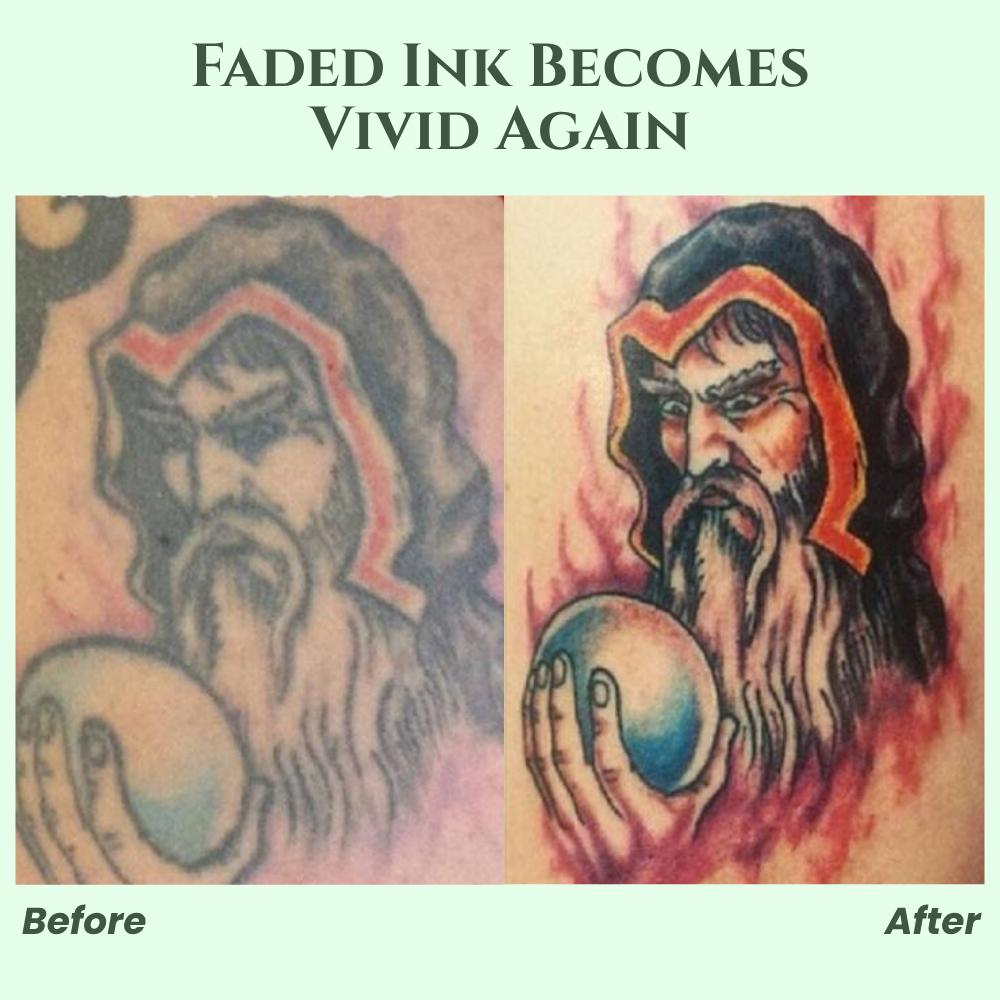 InkGlow™ – Brighten, Heal & Lock In Your Tattoo Color