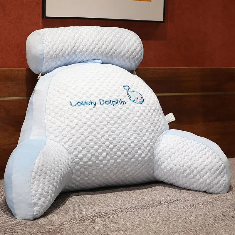 Ergonomic Triangle Cushion - Perfect Support & Comfort for Back, Neck & Legs!