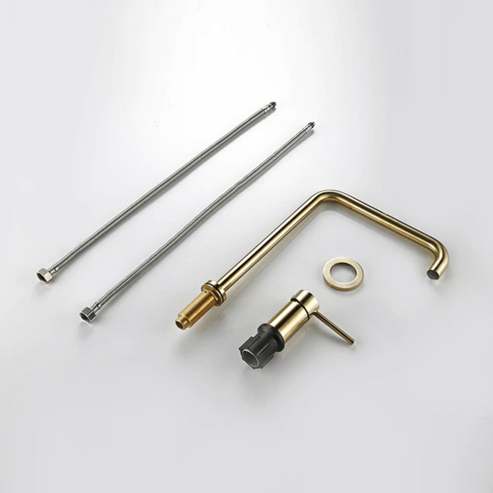 Modern Solid Brass Kitchen Faucet - Durable and Stylish Design