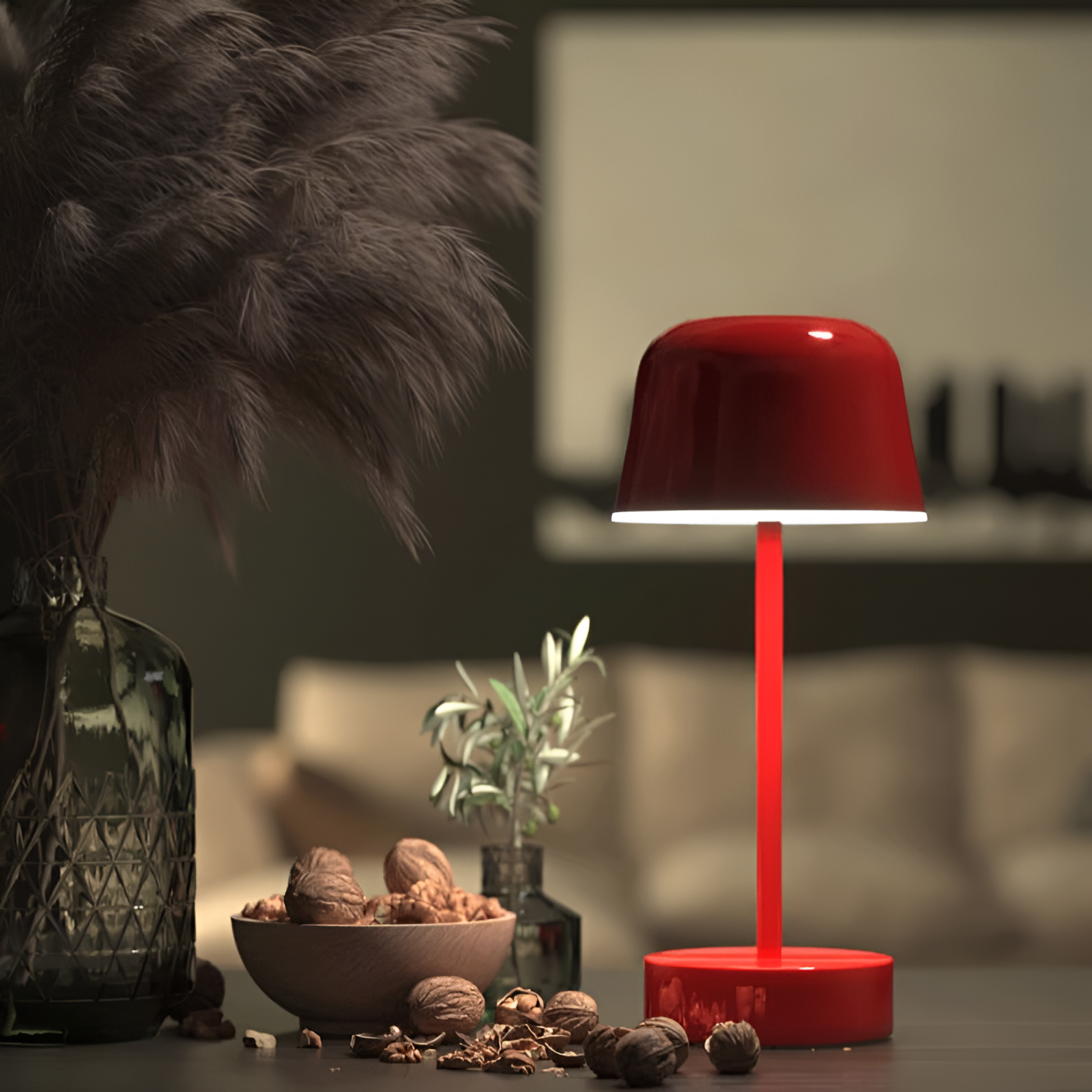 RetroLED - Wireless LED Table Lamp in Retro Design