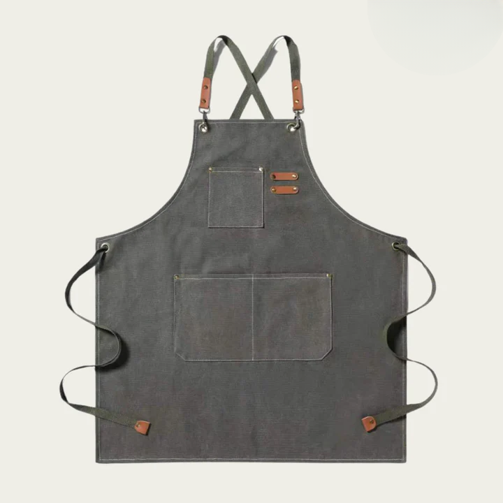 Canvas Craft Apron | Crossback Straps | Tool Accessory Pockets | HandHaven
