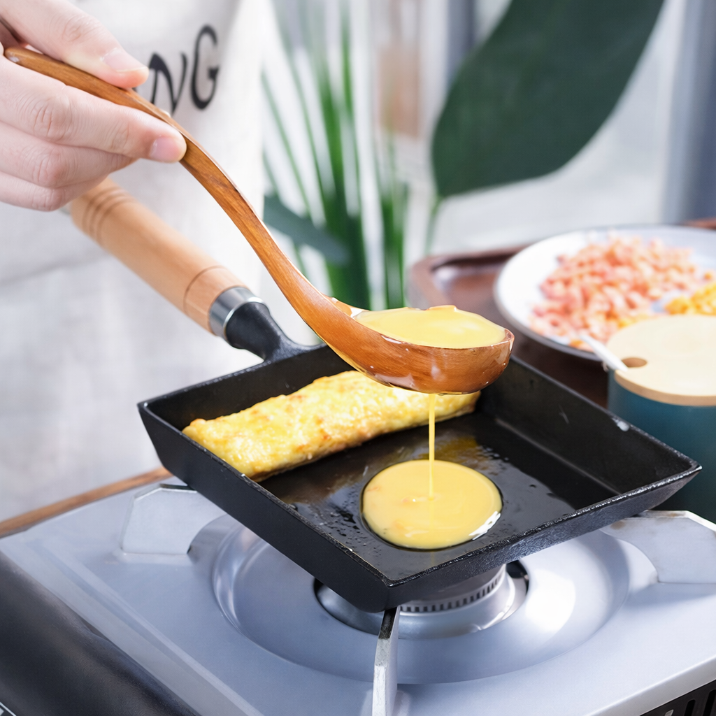 Cast Iron Egg Pan for Tamagoyaki – Japanese Style Cooking Tool