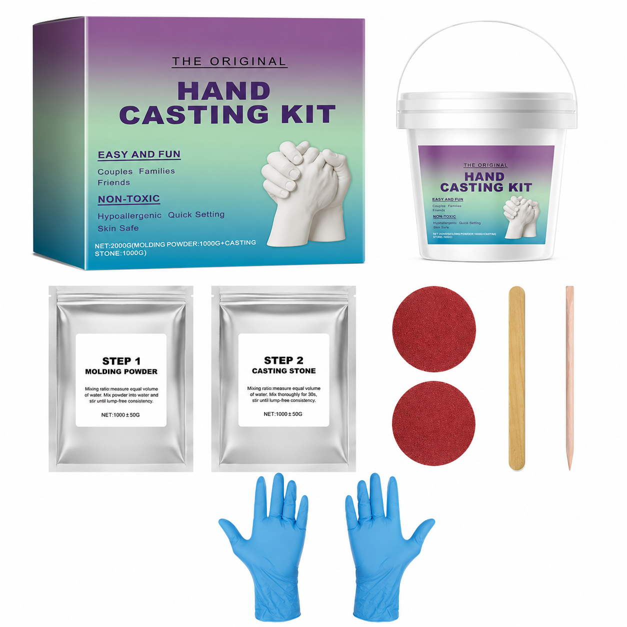3D Handprint Plaster Kit – Tangible Memory Keepsake