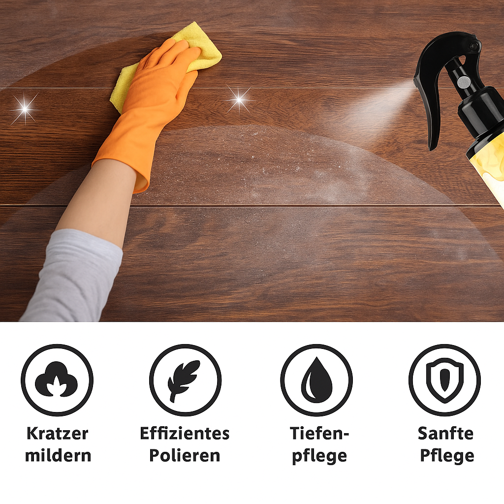 Micro Beeswax Spray for Wood - Enhance Furniture Shine and Timeless Beauty