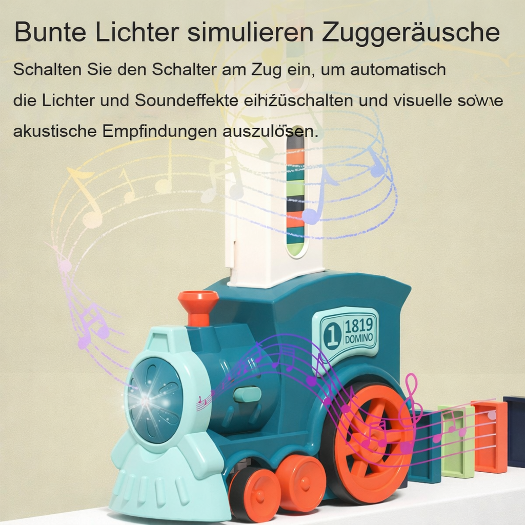 Electric Train for Endless Domino Fun