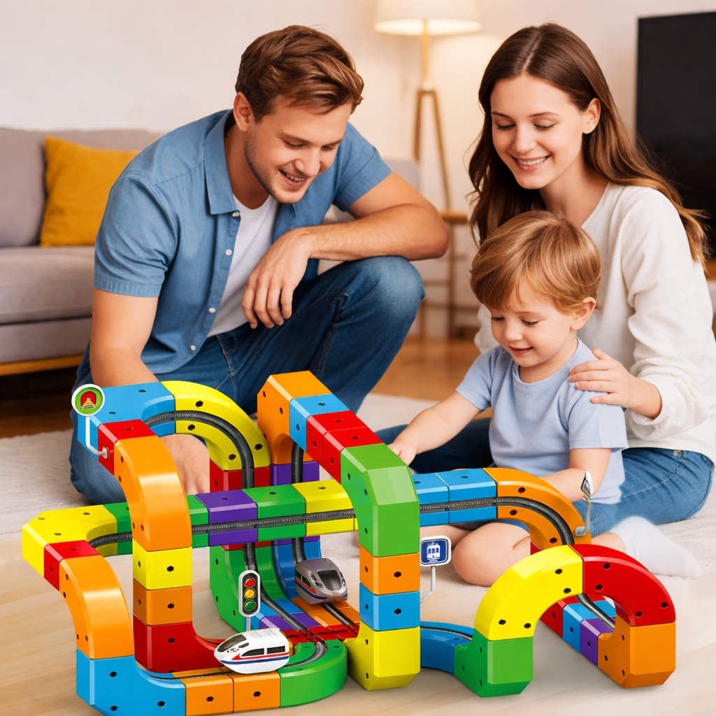 3D Train Construction Kit for STEM Learning – Unleash Endless Creativity