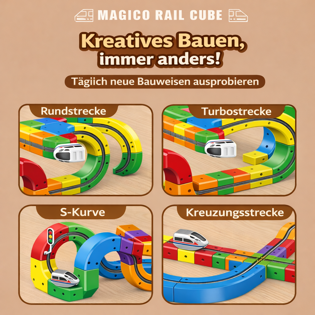 3D Train Construction Kit for STEM Learning – Unleash Endless Creativity