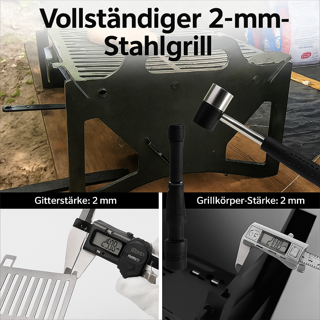 Compact Grill – Enjoy Barbecue Anywhere in Just 60 Seconds