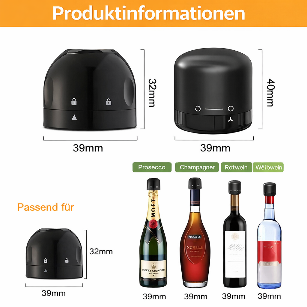 Freshness Keeper Pro – Keep Wine & Sparkling Wine Fresh for Days