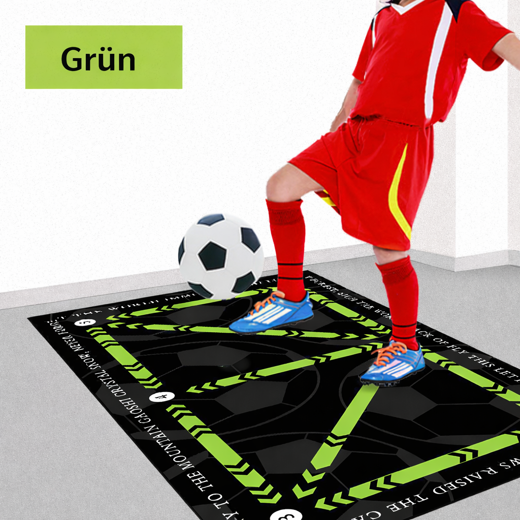 Soccer Training Mat for Technique & Coordination - Indoor & Outdoor Use