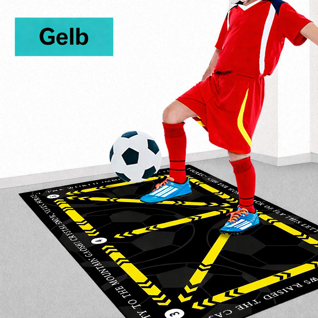 Soccer Training Mat for Technique & Coordination - Indoor & Outdoor Use
