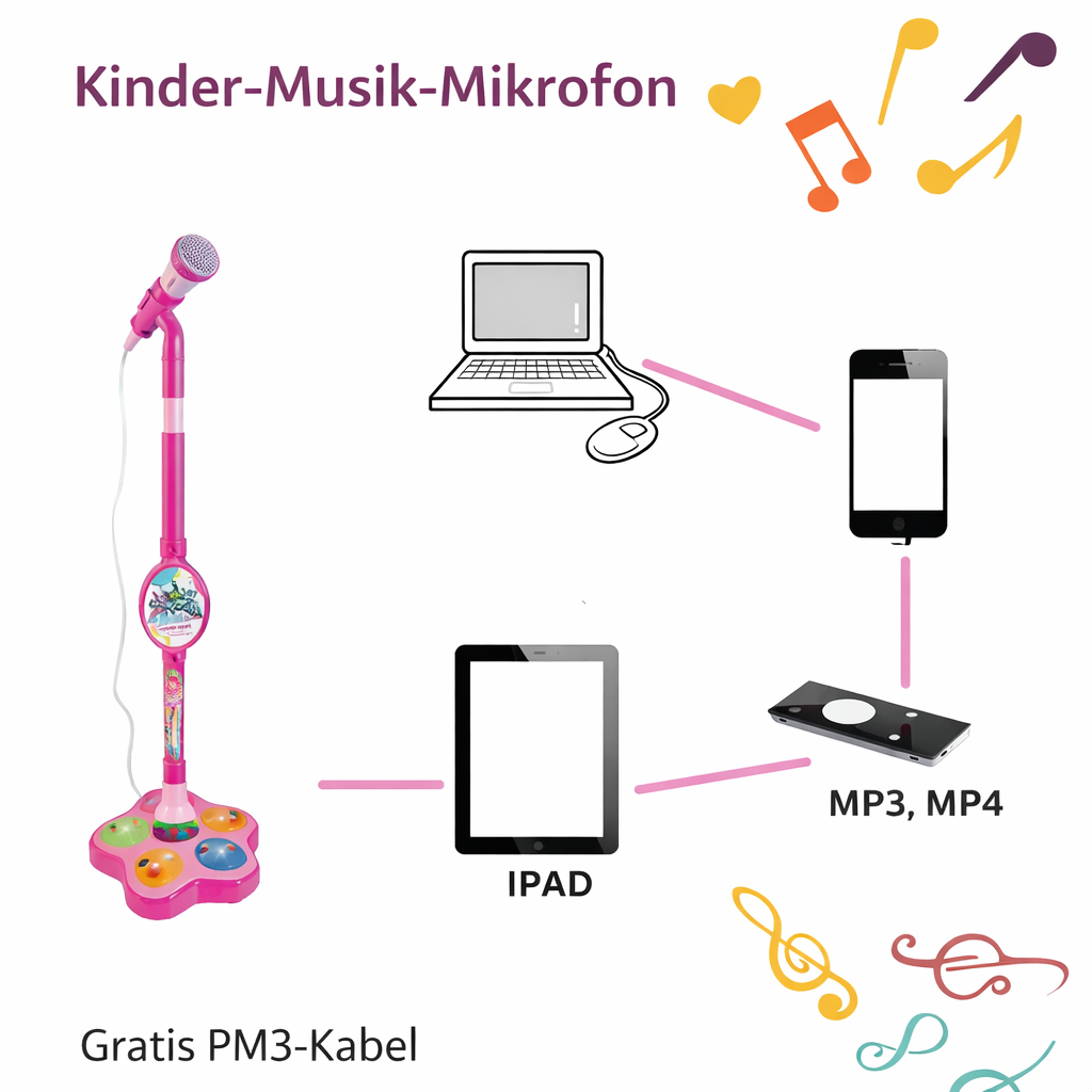 Children's Karaoke Microphone — Turn Every Day into a Stage Moment with Fun!