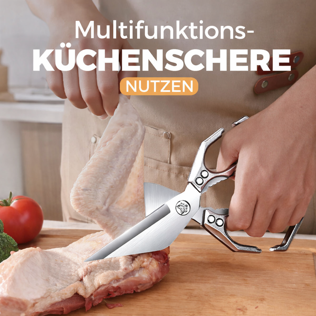 Multi-Purpose Kitchen Scissors Made of 3Cr13 Stainless Steel