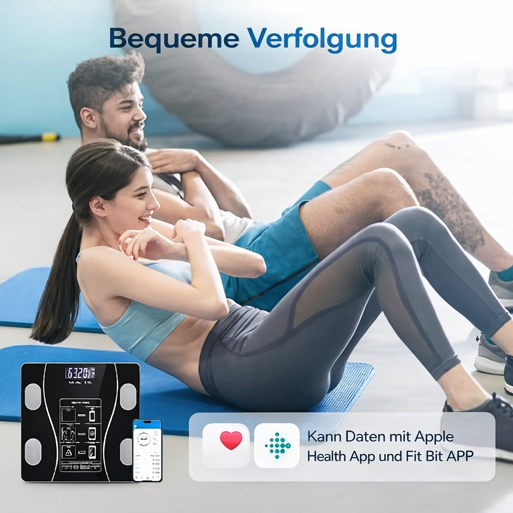 Bluetooth Body Fat Scale for Accurate Measurements and Motivation