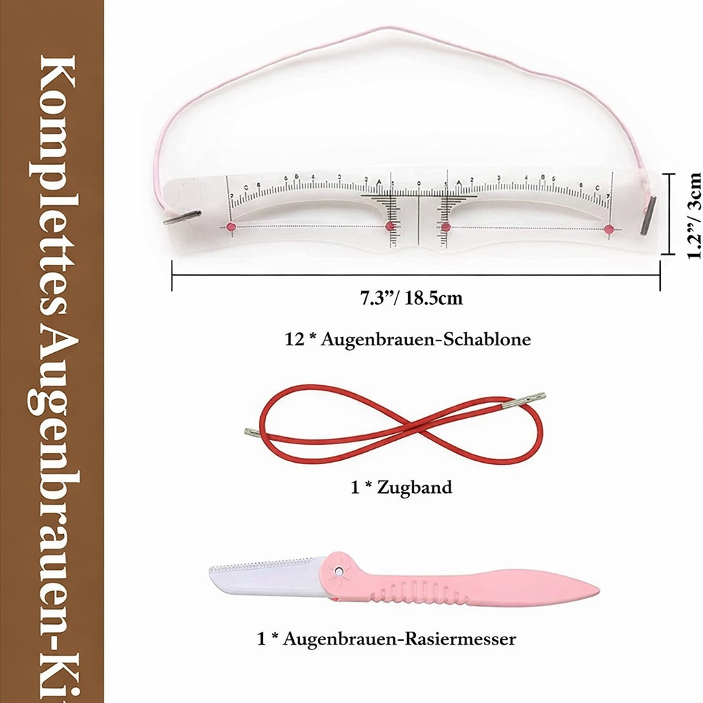 Precision Eyebrow Shaping Kit – Transform Your Brows into Stunning Art