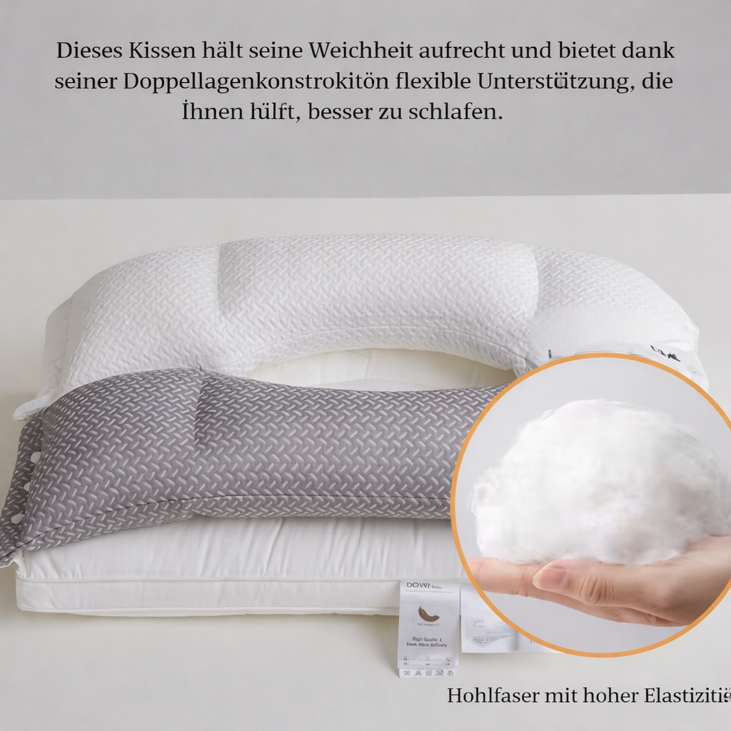 3-in-1 Neck Pillow for Comfortable Mornings and Energized Days
