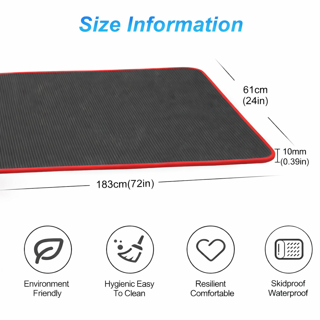 Training Mat for Comfortable, Pain-Free Workouts with Maximum Stability