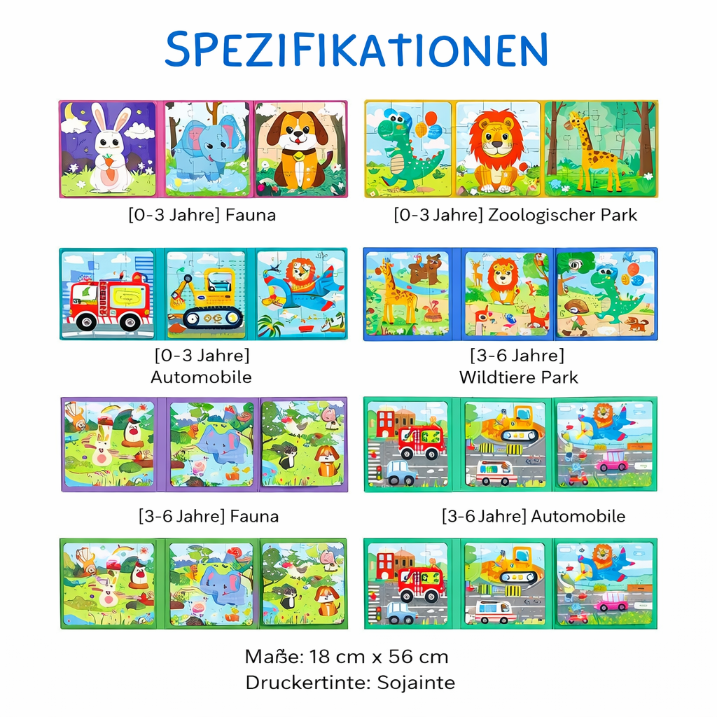 Magnetic Puzzle Book for Kids – Instant Favorite!