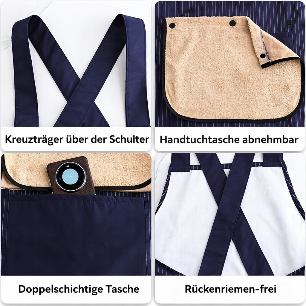 Kitchen Master Apron – Stay Clean, Comfortable, and Well-Organized While Cooking and Grilling