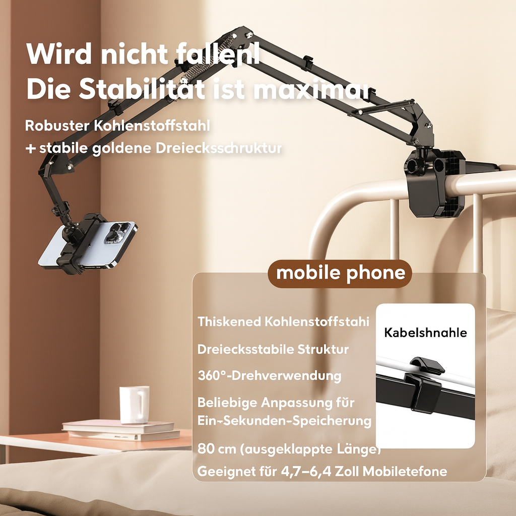 Hands-Free Flex Arm – Perfect Viewing Angle Anywhere