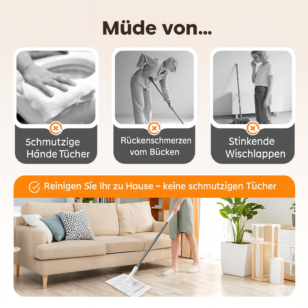 Effortless Cleaning with Smart Mop in One Sweep