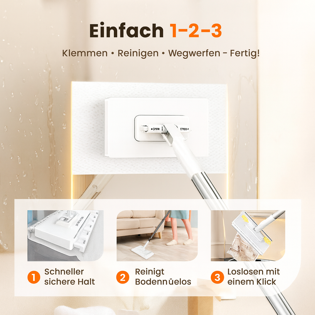 Effortless Cleaning with Smart Mop in One Sweep