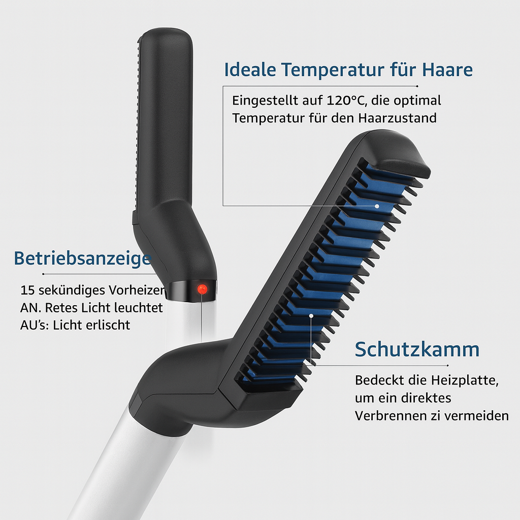 Quick Styling for Beard and Hair – Smooth Finish
