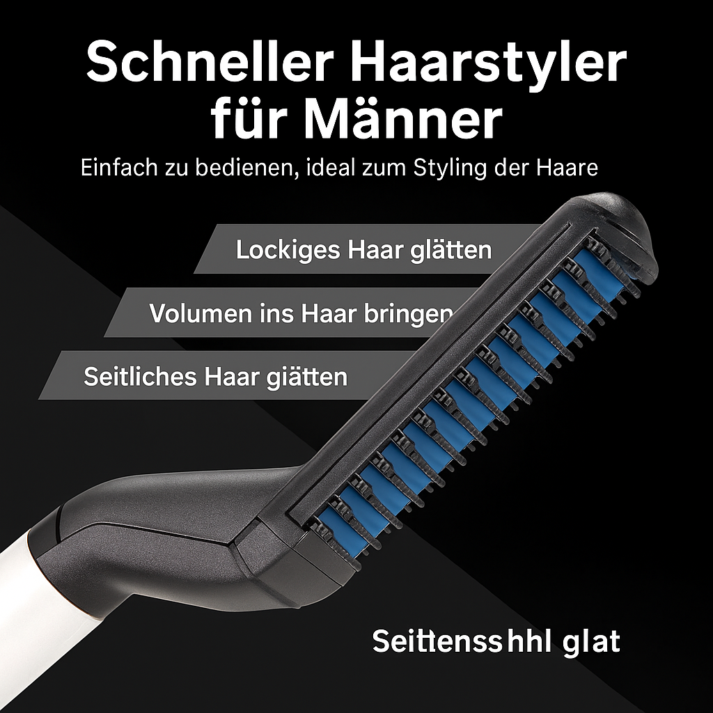 Quick Styling for Beard and Hair – Smooth Finish