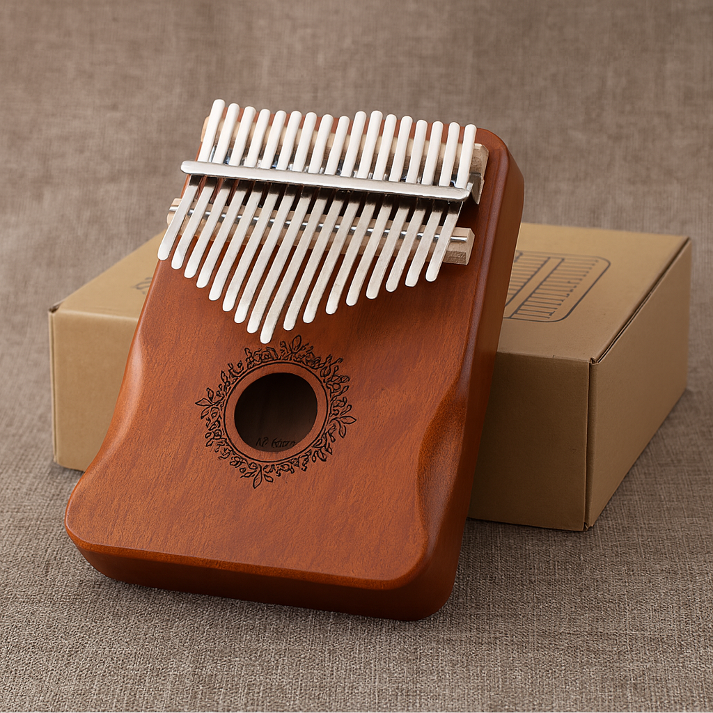Kalimba Musical Instrument – Soothing Sounds from Natural Mahogany
