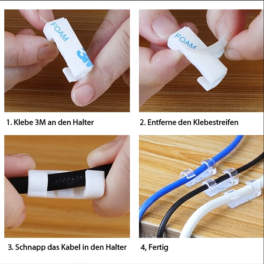 Mini Cable Organizer – Eliminate Cable Clutter