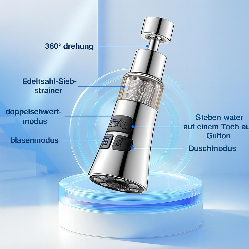 Smart Water Faucet Adapter for Enhanced Efficiency