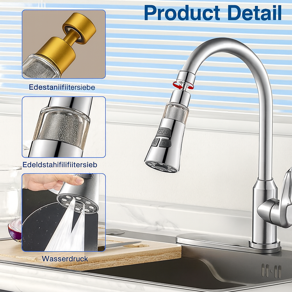 Smart Water Faucet Adapter for Enhanced Efficiency