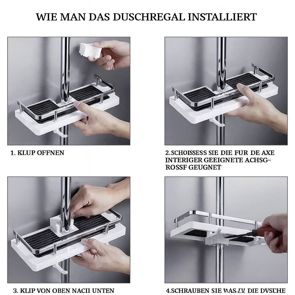 Shower Storage Rack – Organization & Convenience for Your Shower Rod