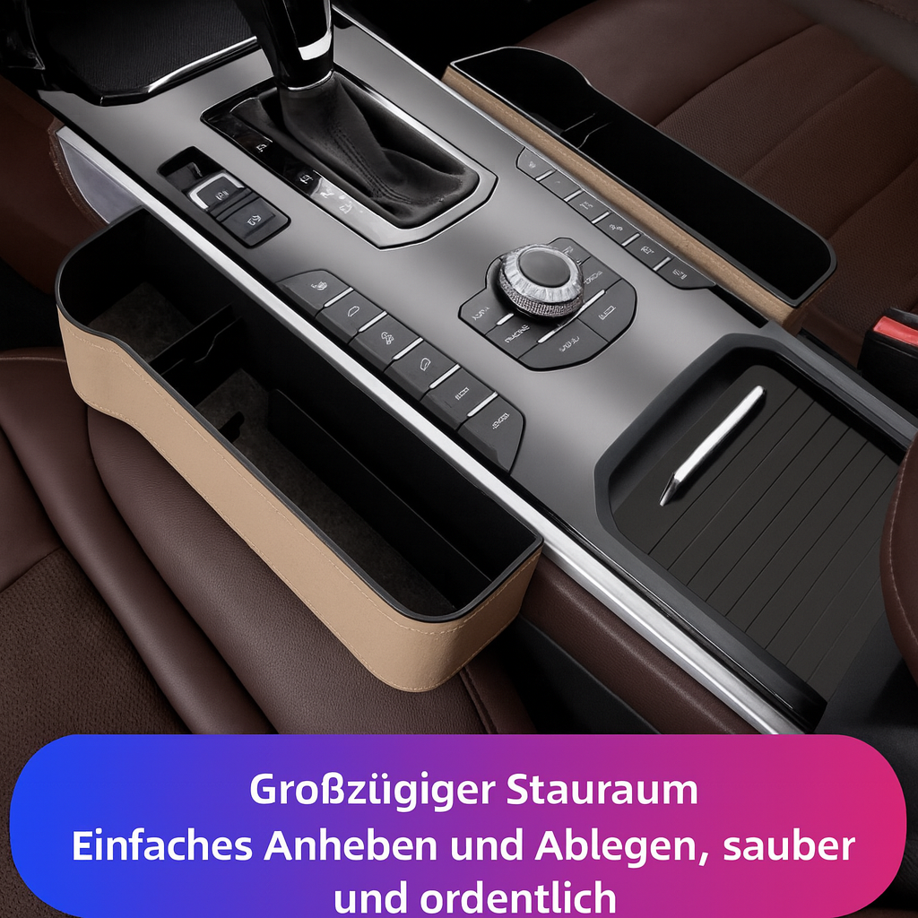 Car Seat Organizer in Leather – DriveMate Style