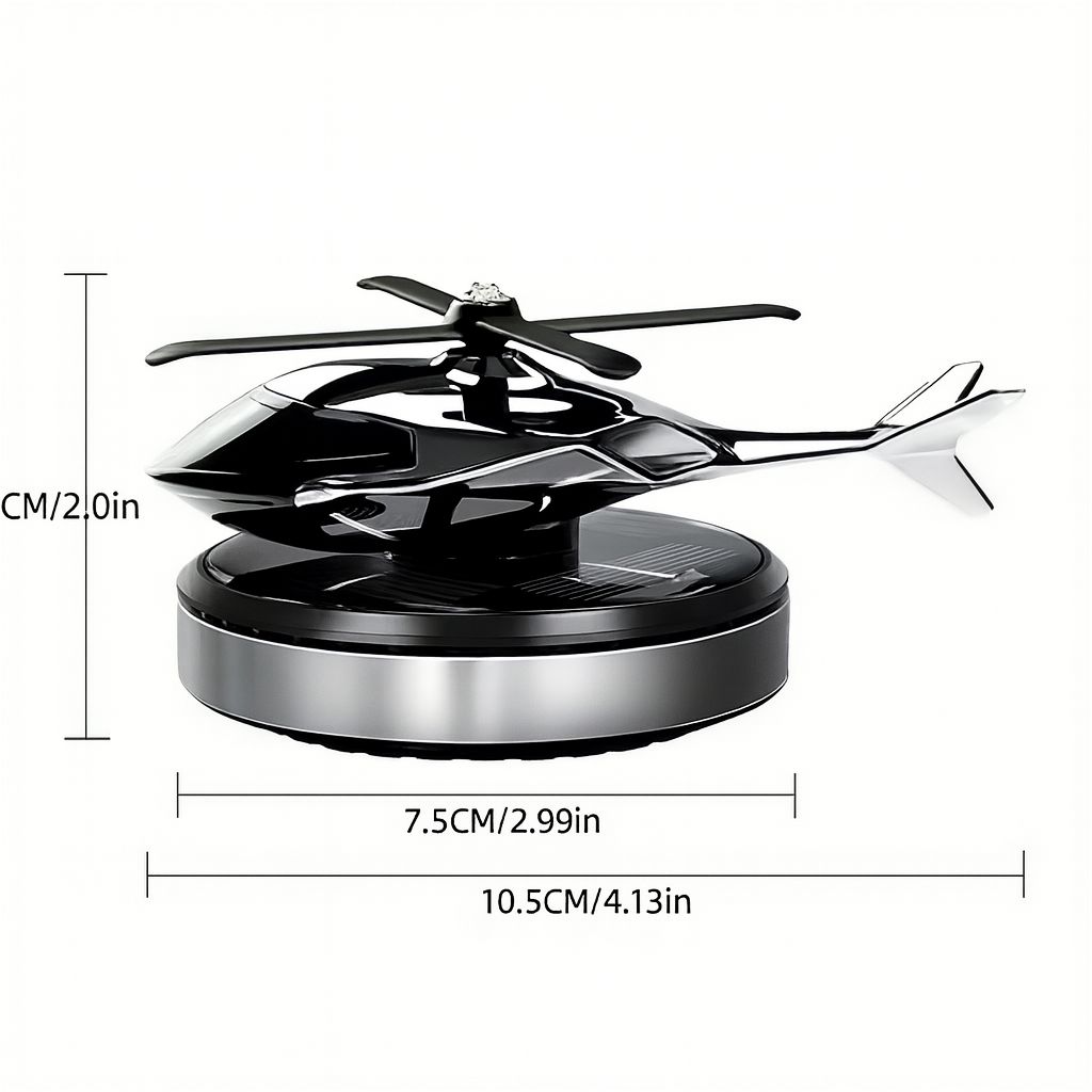 Solar Aromatherapy Car Diffuser with Rotating Design