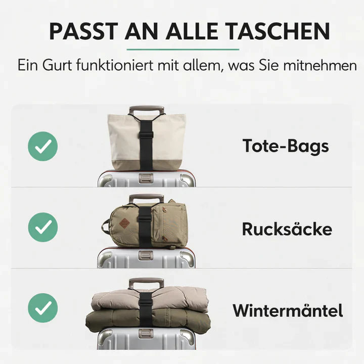 Luggage Strap with Snap Closure – Hands-Free Design