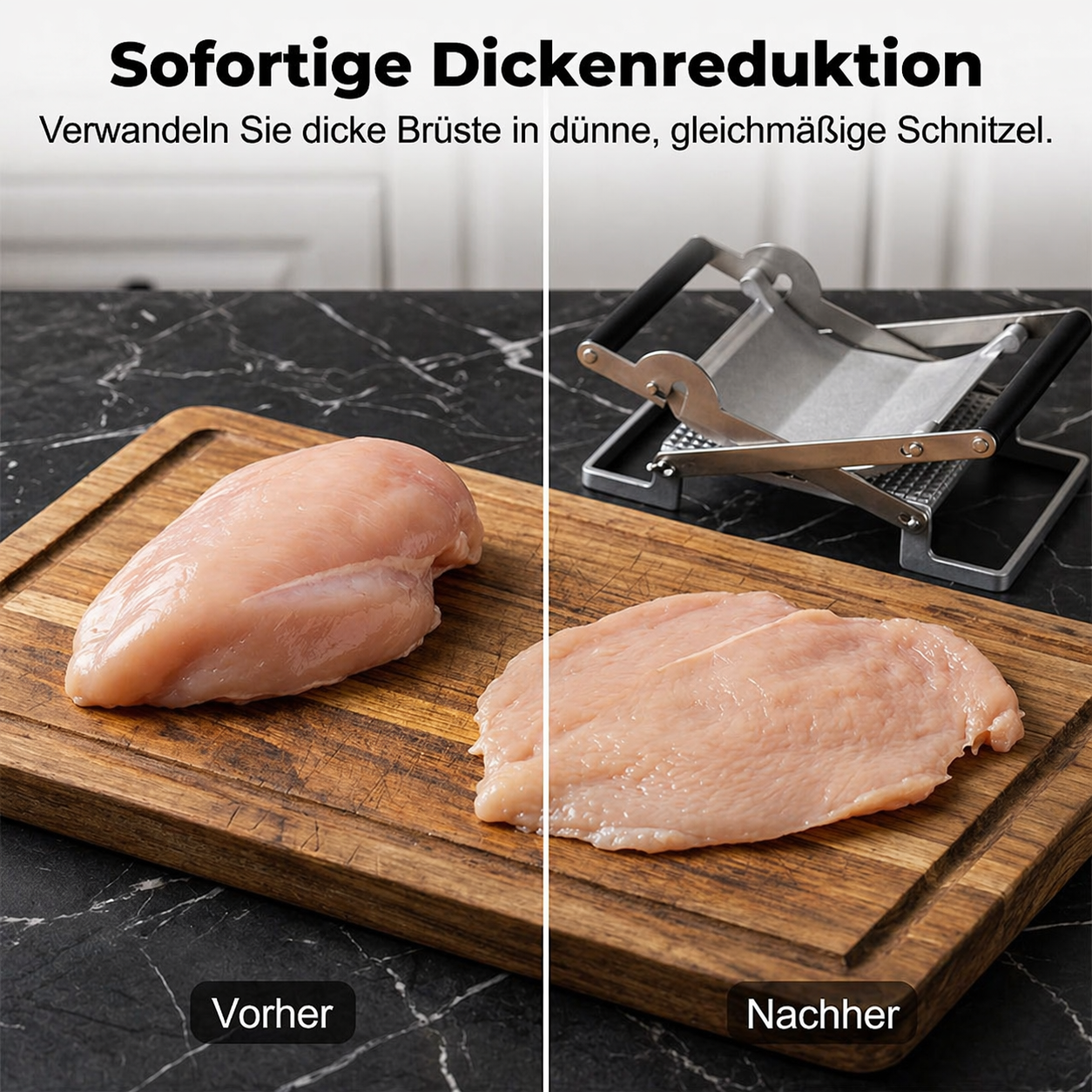 Long-lasting Meat Press for Evenly Shaped Cutlets