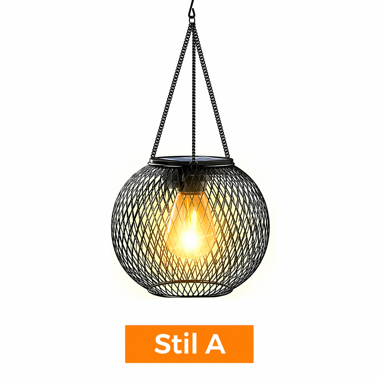 Metal Retro Sollyktor for Garden Use