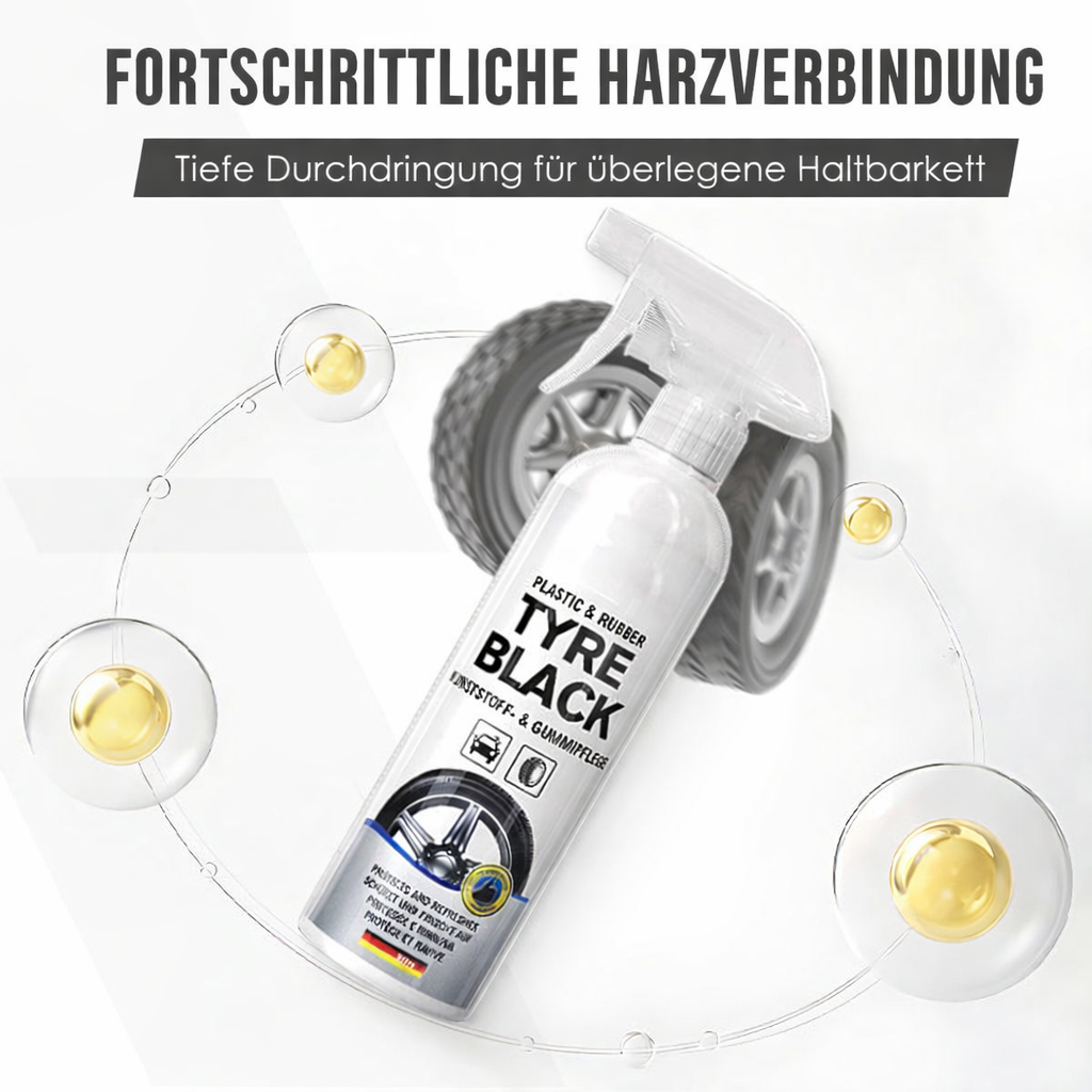 Deep Black Tire Shine for Lasting Protection and Stunning Finish