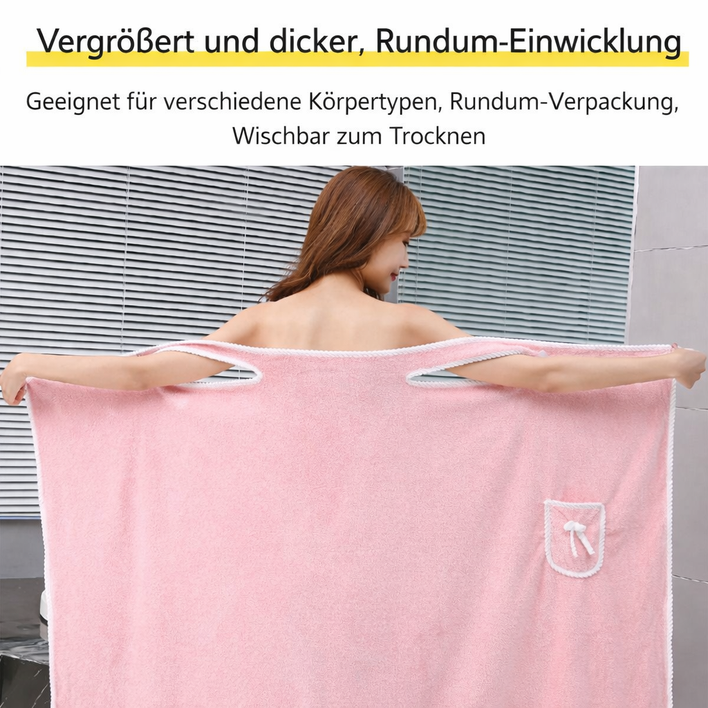 Quick-Dry Towel Wrap – Dries Your Body in Seconds, Non-Slip Design