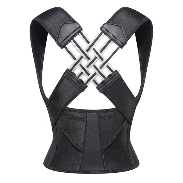 Adjustable Neck and Back Support Brace for Discreet Posture Correction
