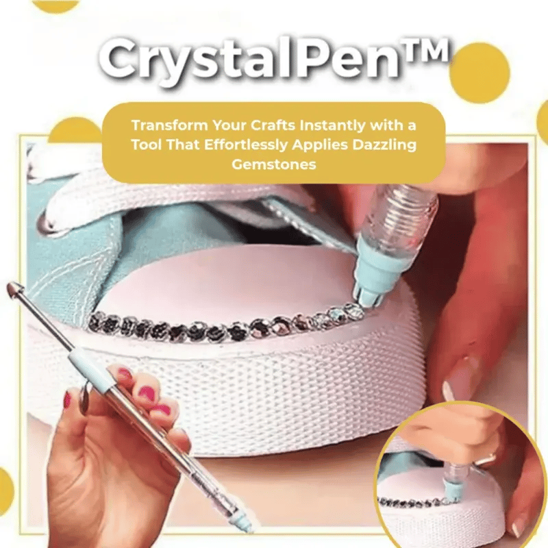 CrystalPen™ — Sparkle Your Crafts Instantly | 50% Off